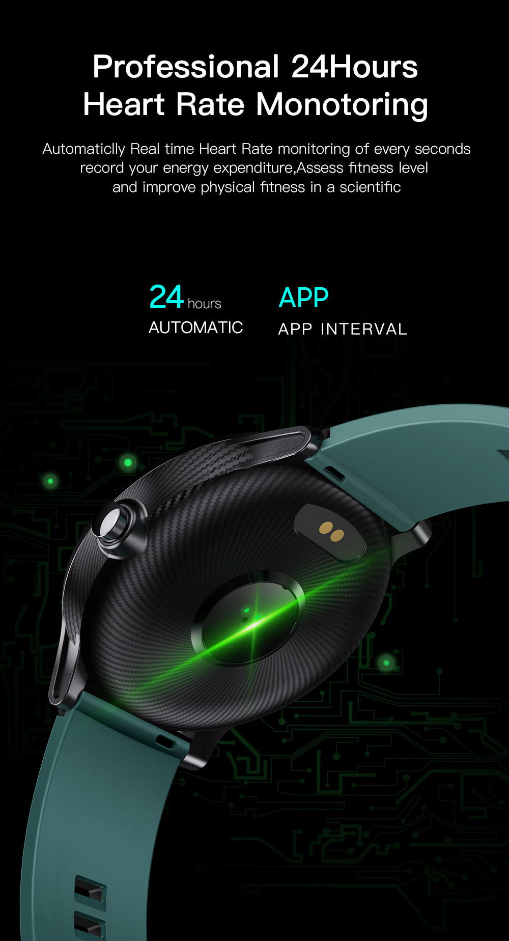 Smartwatch  Fashion fitness tracker