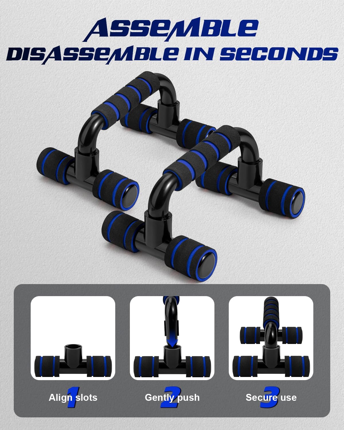 Portable Push Up Bars (2 Pack)