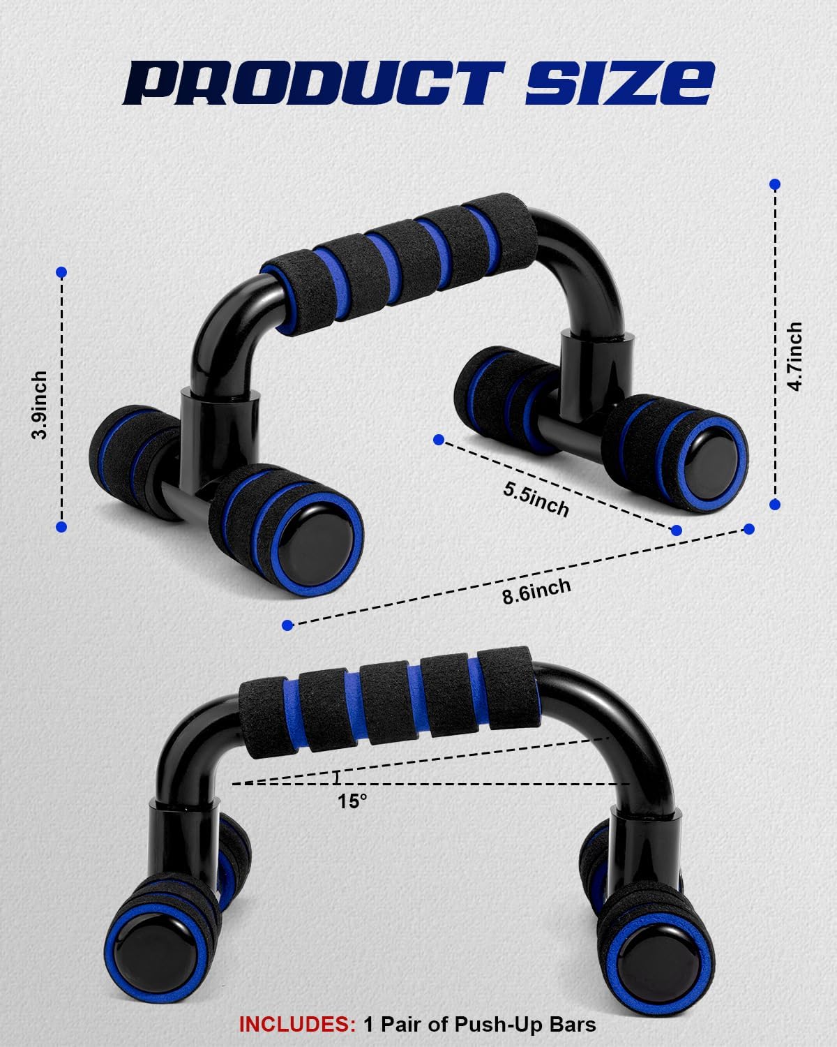 Portable Push Up Bars (2 Pack)