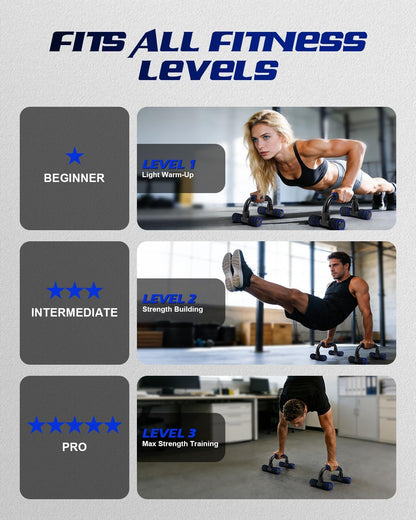 Portable Push Up Bars (2 Pack)