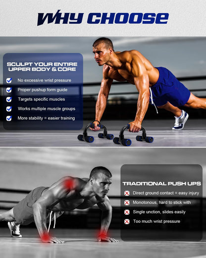 Portable Push Up Bars (2 Pack)